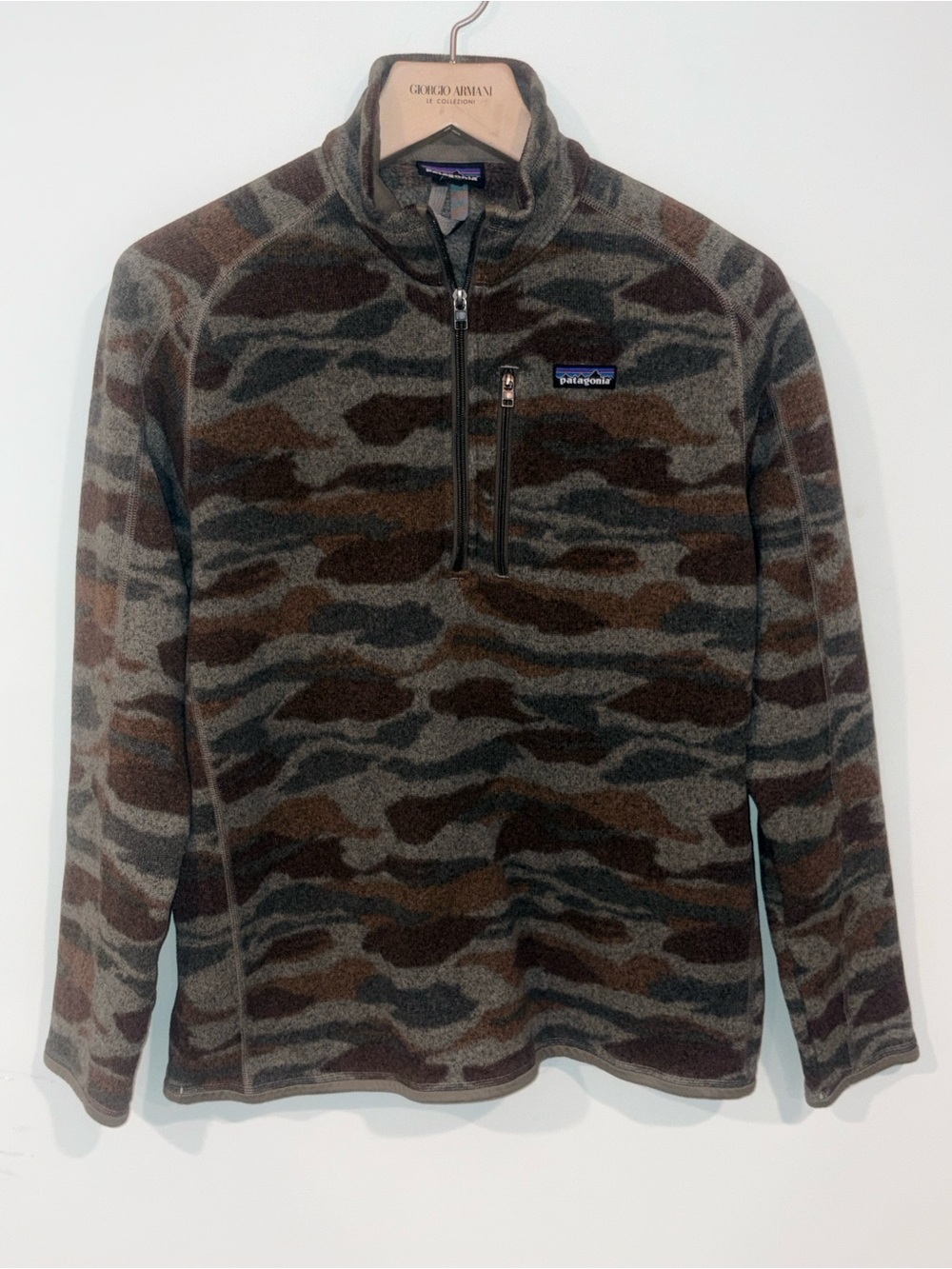 Patagonia Men’s Camouflage Synchilla 1/4-Zip Fleece - Picture 2 of 10